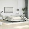 vidaXL Cadre de lit sans matelas blanc queen similicuir