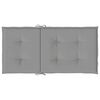 vidaXL Coussins de chaise de jardin &agrave; dossier bas lot de 6 gris