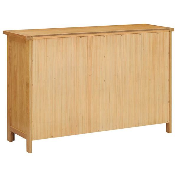 vidaXL Commode 105x33,5x73 cm Bois de ch&ecirc;ne massif