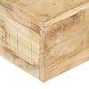 vidaXL Table basse 80x80x28 cm Bois de manguier massif