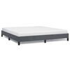 vidaXL Cadre de lit gris fonc&eacute; 193x203 cm velours