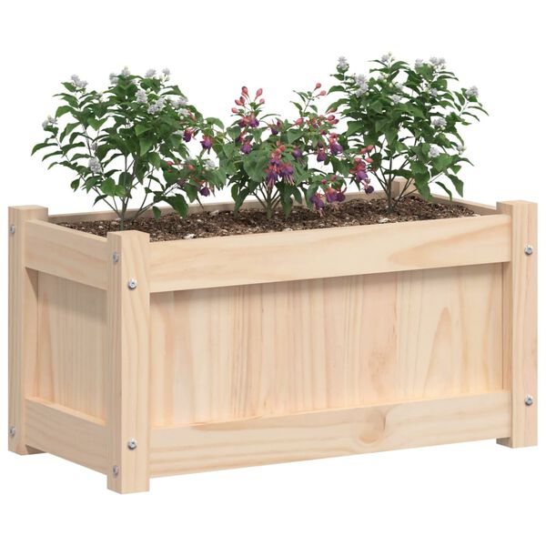 vidaXL Jardini&egrave;res 2 pcs bois de pin massif