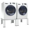 vidaXL Socle double pour lave-linge et s&egrave;che-linge blanc