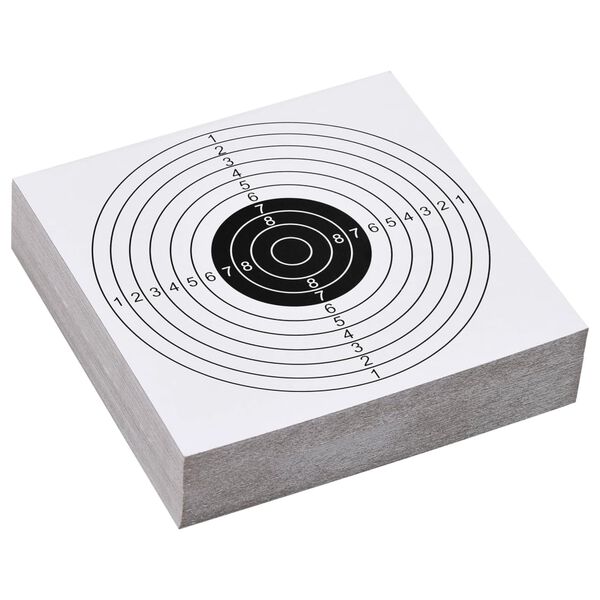 vidaXL Cibles de papier de tir 100 pcs 15x15 cm