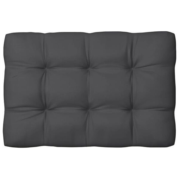 vidaXL Coussins de canap&eacute; palette lot de 7 Anthracite