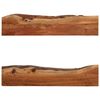 vidaXL Étagères murales 2 pcs 90x20x18 cm Bois d'acacia massif