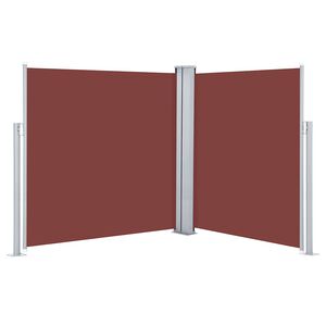 vidaXL Auvent lat&eacute;ral r&eacute;tractable Marron 140 x 600 cm