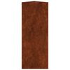 vidaXL Jardini&egrave;re 30x26x75 cm acier corten