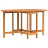 vidaXL Table de Jardin Marron 110 x 60 x 72 cm Bois d'Acacia Massif