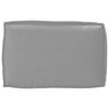 vidaXL Coussin Gris 60 x 40 x 12 cm Tissu Oxford