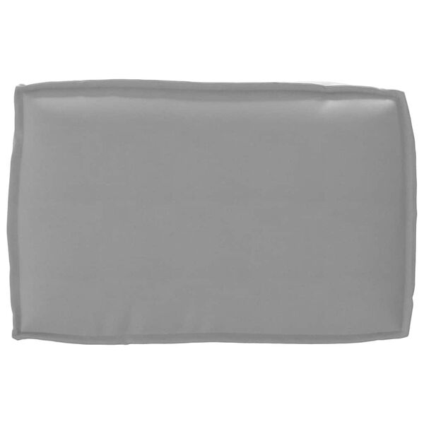 vidaXL Coussin Gris 60 x 40 x 12 cm Tissu Oxford