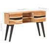 vidaXL Buffet 120x30x75 cm Bois d'acacia solide