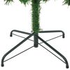 vidaXL Arbre de No&euml;l artificiel pr&eacute;-&eacute;clair&eacute;/boules pommes de pin 210cm