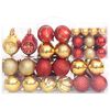 vidaXL Ensemble de boules de Noël 108 pcs Doré et rouge