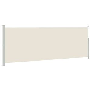 vidaXL Auvent lat&eacute;ral r&eacute;tractable 160 x 500 cm Cr&egrave;me