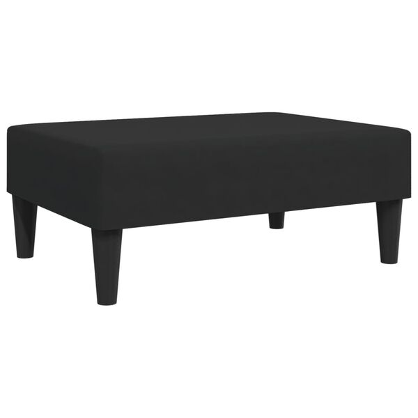 vidaXL Repose-pied noir 77x55x31 cm velours