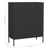 vidaXL Armoire de rangement Anthracite 80x35x101,5 cm Acier