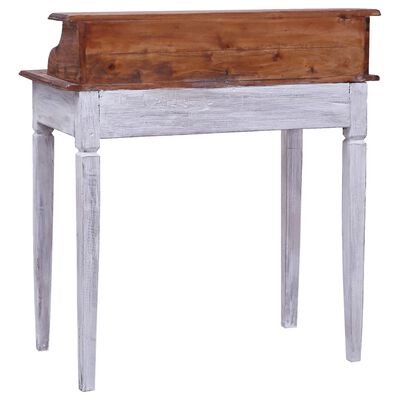 vidaXL Bureau avec tiroirs 90x50x101 cm bois de récupération solide