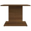 vidaXL Table basse chêne marron 55,5x55,5x40 cm bois d'ingénierie