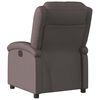 vidaXL Fauteuil inclinable électrique marron cuir véritable