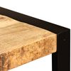 vidaXL Table à manger Bois de manguier brut 120 cm