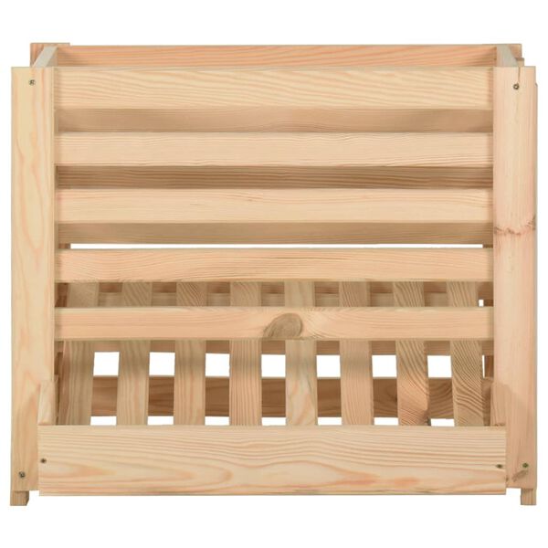 vidaXL Bo&icirc;te &agrave; pommes de terre 60x40x50 cm Bois de pin solide