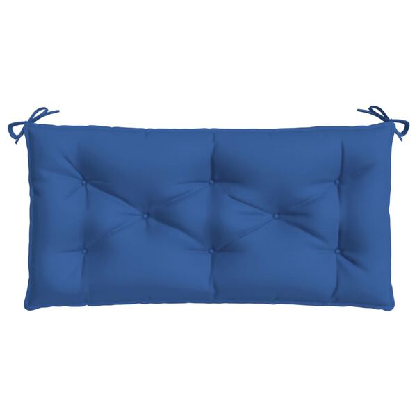 vidaXL Coussin de banc de jardin bleu 100x50x7 cm tissu oxford