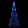 vidaXL Sapin de No&euml;l avec piquet 3000 LED bleu 800 cm