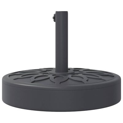 vidaXL Base de parasol pour mâts Ø38 / 48 mm 25 kg rond