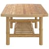 vidaXL Table basse de jardin 90x55x37 cm bambou