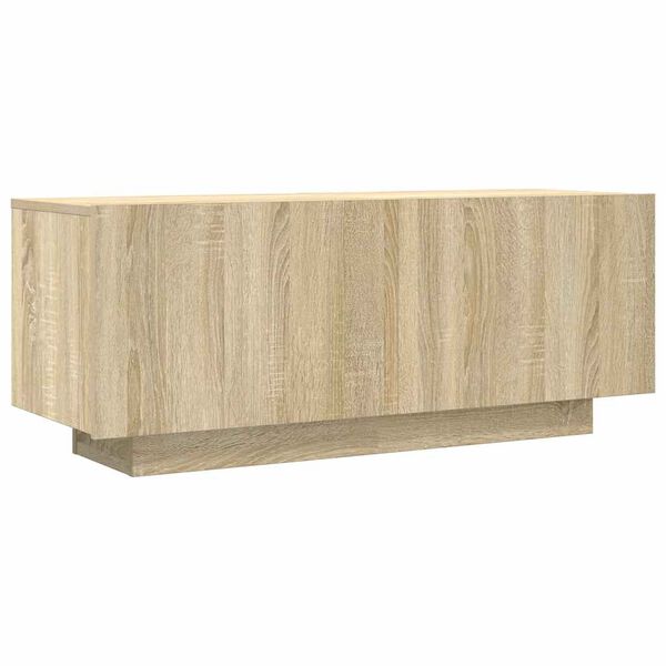 vidaXL Meuble TV Ch&ecirc;ne sonoma 100x35x40 cm Bois d'ing&eacute;nierie