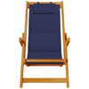 vidaXL Chaise de plage avec coussin 2 pcs Marron 61.5 x 123 x 82cm