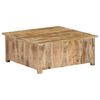 vidaXL Table basse 70x70x30 cm Bois de manguier solide