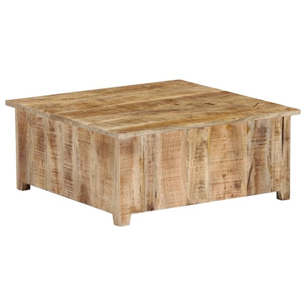 vidaXL Table basse 70x70x30 cm Bois de manguier solide
