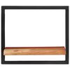 vidaXL &Eacute;tag&egrave;res murales 2 pcs 40x24x35 cm Bois d'acacia et acier