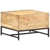 vidaXL Table basse 67x67x45 cm Bois de manguier massif
