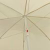 vidaXL Parasol de plage jaune sable 240 cm