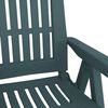 vidaXL Chaises inclinables de jardin lot de 2 vert PP