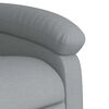 vidaXL Fauteuil inclinable gris clair tissu