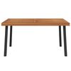 vidaXL Table de jardin 150x90x75 cm Bois d'acacia solide