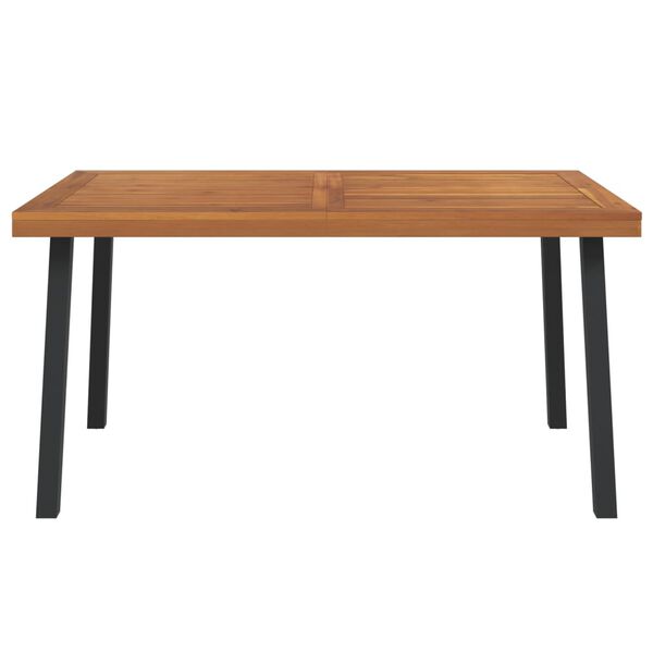 vidaXL Table de jardin 150x90x75 cm Bois d'acacia solide