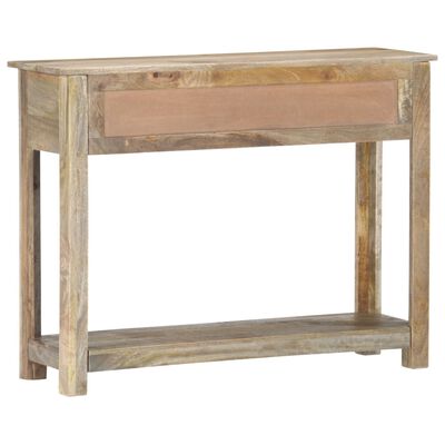 vidaXL Table console 100x30x76 cm Bois de manguier massif