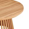 vidaXL Table d'appoint Marron 70 x 70 x 40 cm Bois de teck massif
