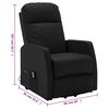 vidaXL Fauteuil Noir Similicuir