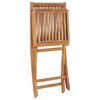vidaXL Chaises pliables de jardin lot de 4 Bois de teck solide