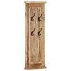 vidaXL Porte-manteaux 2 pcs Bois massif de manguier 38x100 cm