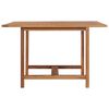 vidaXL Table de jardin 120x120x75 cm Bois de teck solide