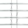 vidaXL Grilles r&eacute;glables de s&eacute;curit&eacute; de fen&ecirc;tres 2 pcs 1000-1500 mm