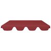 vidaXL Toit de rechange balançoire bordeaux 150/130x105/70 cm