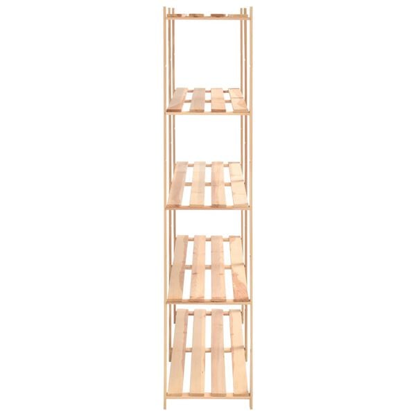 vidaXL &Eacute;tag&egrave;re de stockage 5 niveaux 170x38x170 cm Pin solide 500 kg